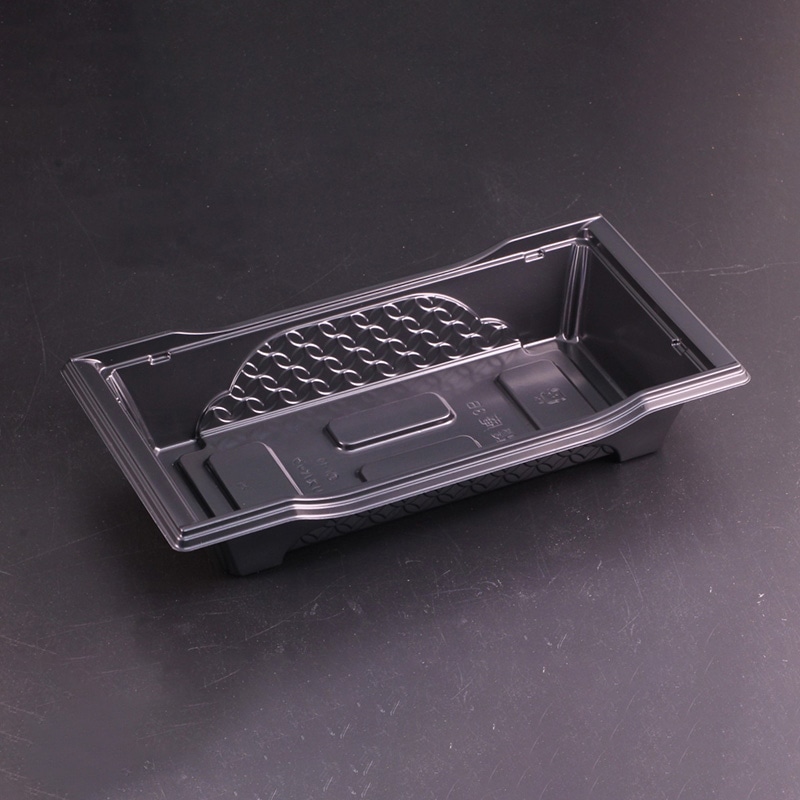 リスパック 弁当容器　饗庵　本体 3B　黒 RHHL301 50枚/束（ご注文単位18束）【直送品】