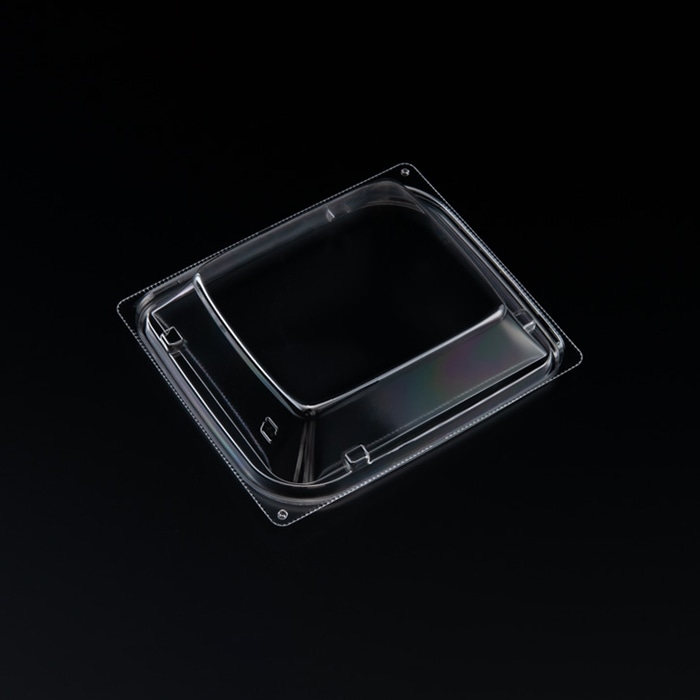 リスパック 惣菜容器　バイオデリカ優枠　スマート蓋 15-13OC RHBU390 50枚/袋（ご注文単位20袋）【直送品】