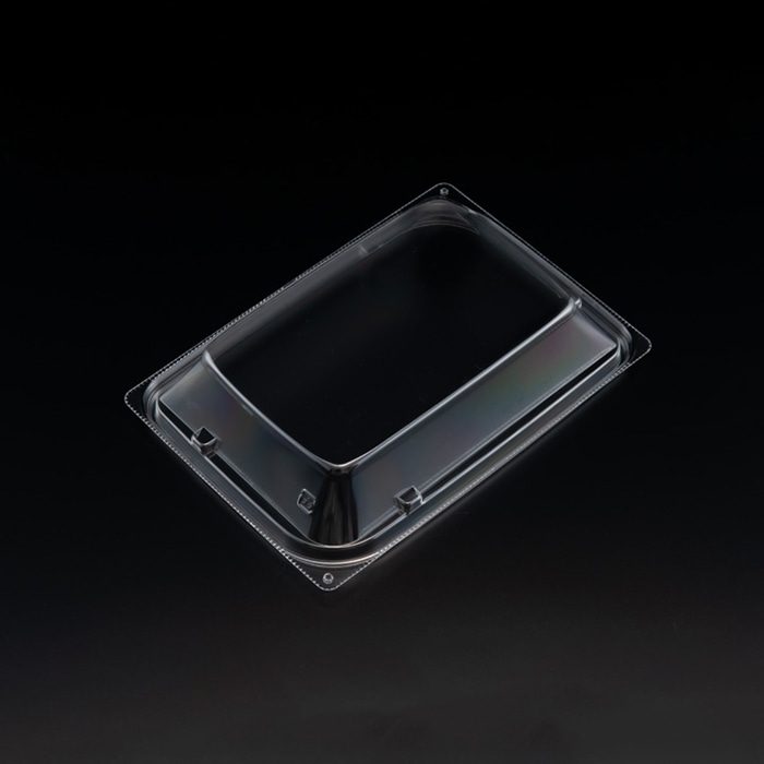 リスパック 惣菜容器　バイオデリカ優枠　スマート蓋 18-13OC RHBU590 50枚/袋（ご注文単位16袋）【直送品】