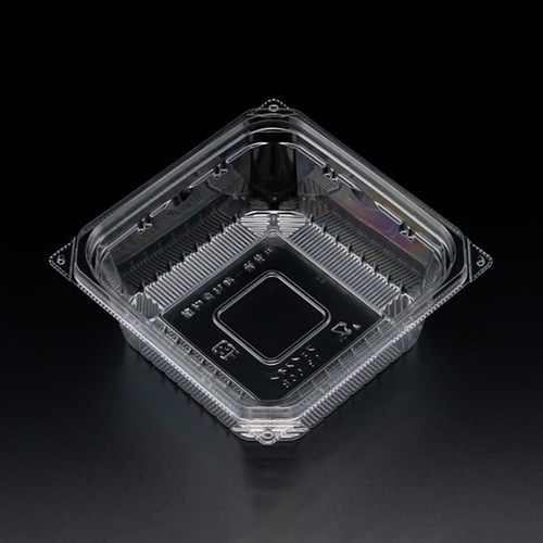 リスパック サラダ容器 バイオ フェイスオン 本体 13-50B PBPY120 50枚/袋(ご注文単位18袋)【直送品】