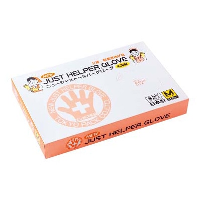 東京パック ニュージャスト ヘルパーグローブ(500枚入)M 1個(ご注文単位1個)【直送品】