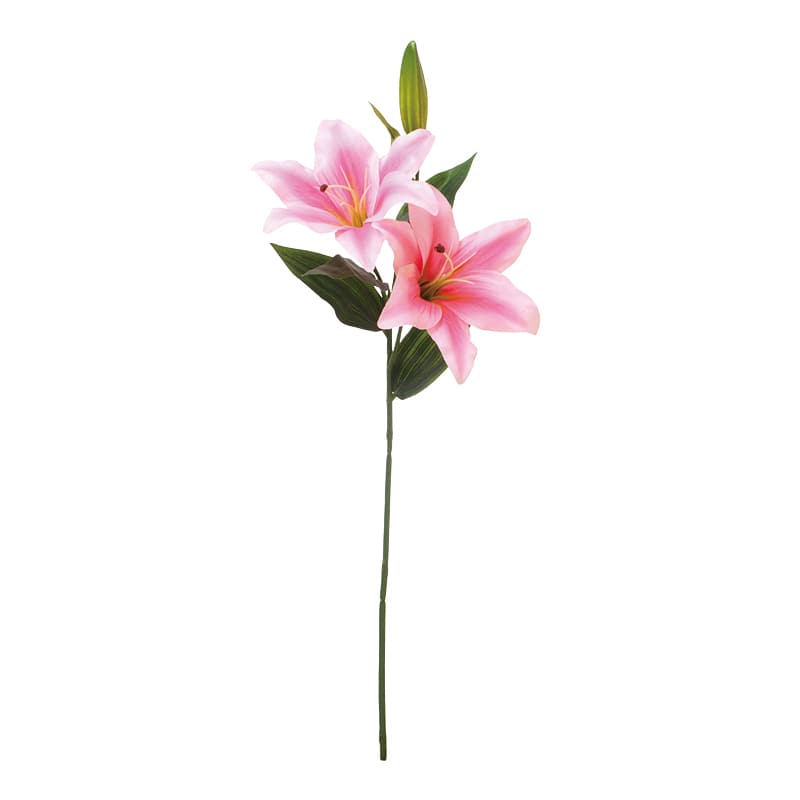 ビバ工芸 造花　カサブランカ ピンク VE4065 1本（ご注文単位1本）【直送品】