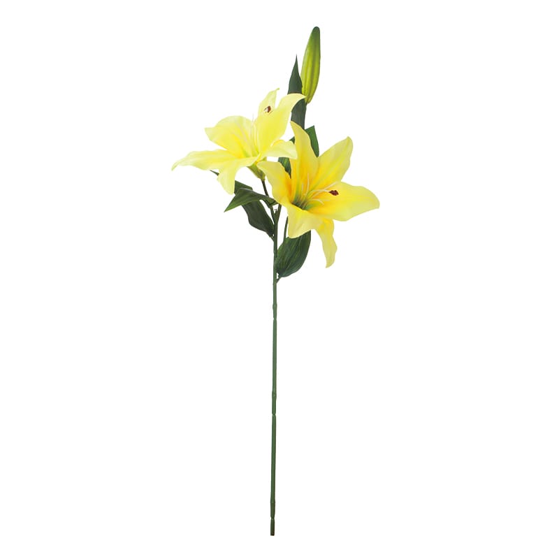ビバ工芸 造花　カサブランカ イエロー VE4065 1本（ご注文単位1本）【直送品】