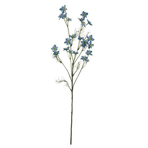 ビバ工芸 造花 ミニフラワースプレー ブルー VE4164 1本(ご注文単位1本)【直送品】
