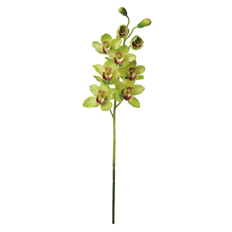 ビバ工芸 造花　シンピジューム グリーン VD6692 1束（ご注文単位1束）【直送品】
