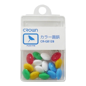 CR-GB128-X カラー画鋲 20本(色込) 1個 (ご注文単位1個)【直送品】