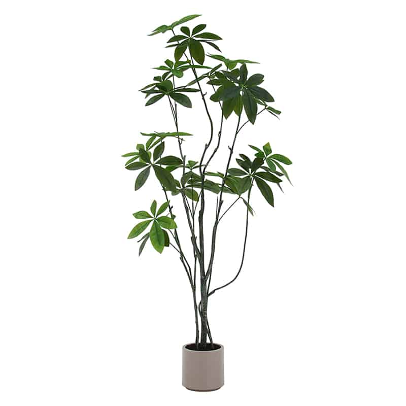 不二貿易 フェイクグリーン パキラ 150cm ジョイント 28055 1台(ご注文単位1台)【直送品】