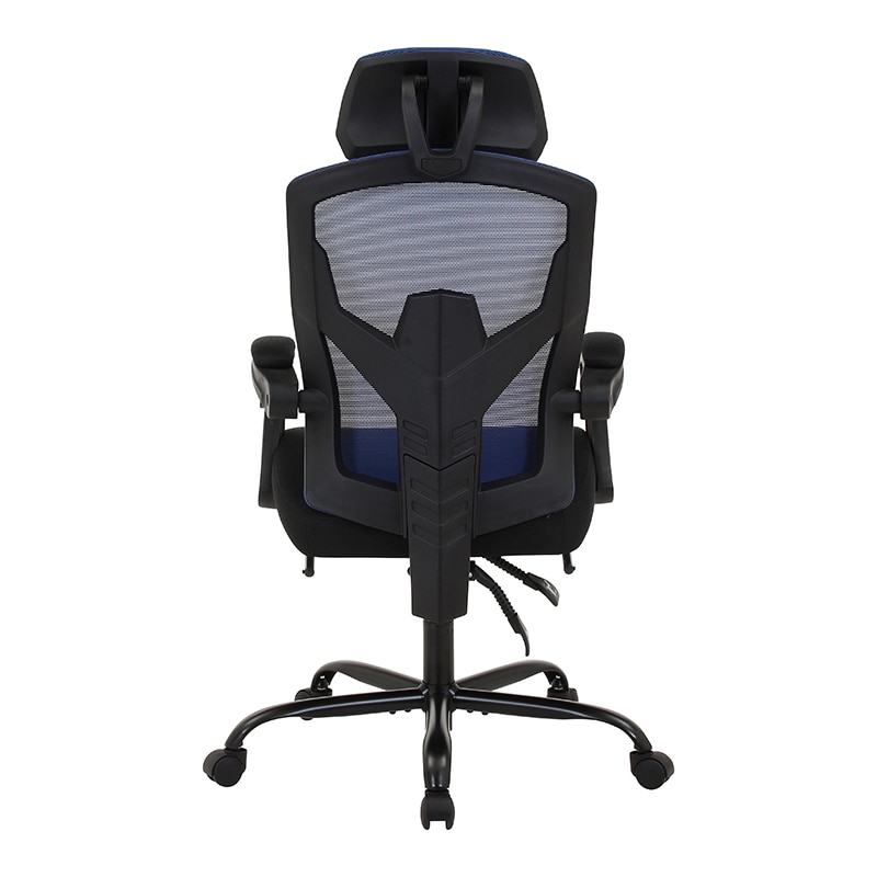 不二貿易 メッシュリクライニングチェア スリープ2 ネイビー 1台（ご注文単位1台）【直送品】
