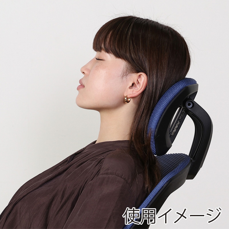 不二貿易 メッシュリクライニングチェア スリープ2 ネイビー 1台（ご注文単位1台）【直送品】