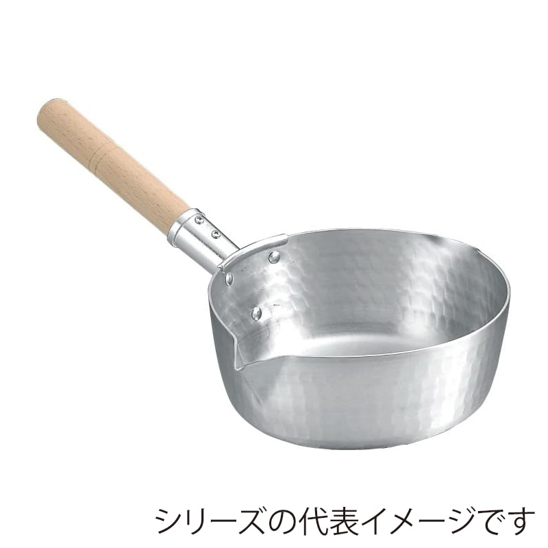 本間製作所 アルミ製 雪平鍋 カラス口 左手用 16.5cm 1個（ご注文単位1個）【直送品】