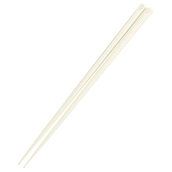 曙産業 抗菌　六角　箸　すべり止め付 22.5cm　アイボリー  1個（ご注文単位1個）【直送品】