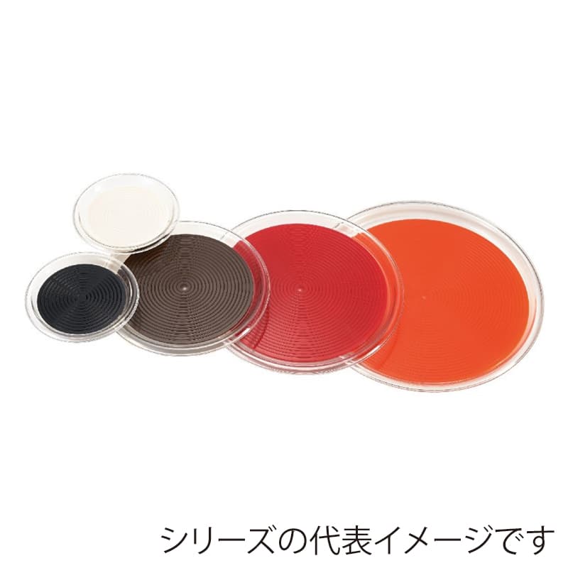 曙産業 クリア マジックトレー 丸 小 ホワイト 1個(ご注文単位1個)【直送品】