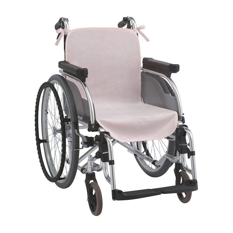 車いすシートカバー ピンク 2枚入 1個(ご注文単位1個)【直送品】