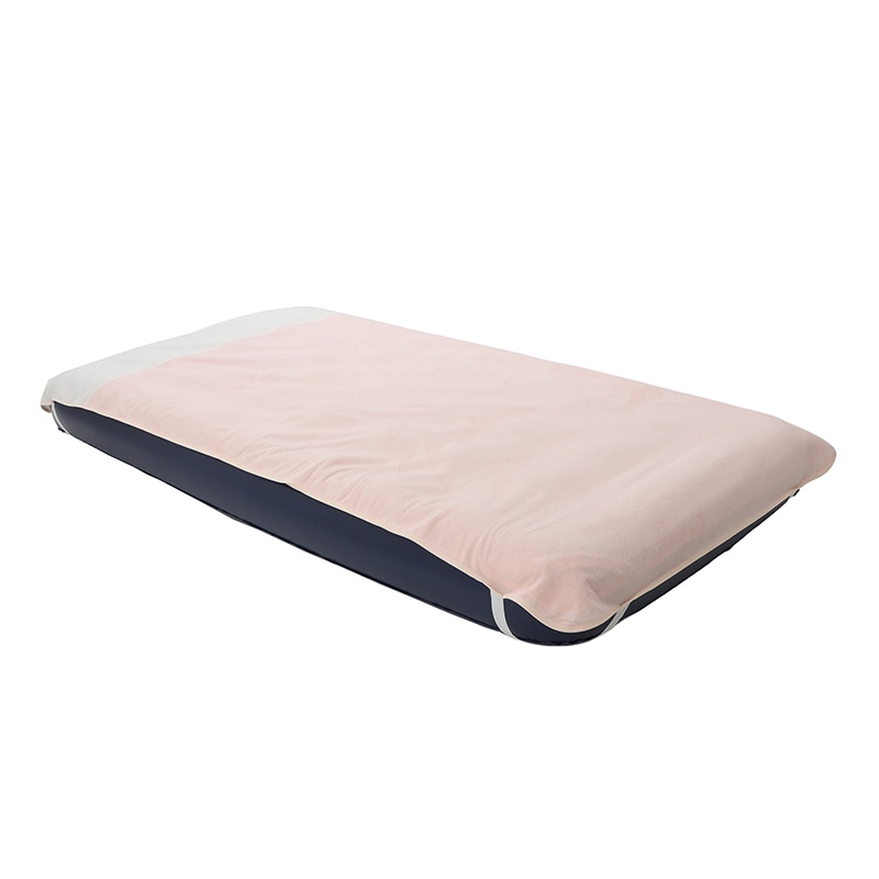 ケアカバー エアマット防水シーツ ピンク 1000×2000mm 1個(ご注文単位1個)【直送品】