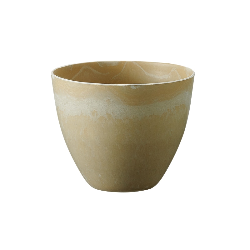 松村工芸 フラワーベース レシクラポット S MOI-637 ベージュ 134-637-14 1個(ご注文単位1個)【直送品】