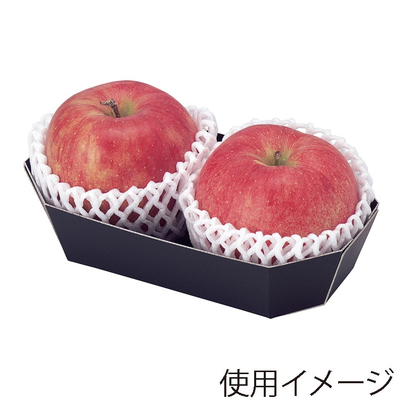 ヤマニパッケージ カラートレー 3L 黒 L-2027 50枚/袋(ご注文単位16袋)【直送品】