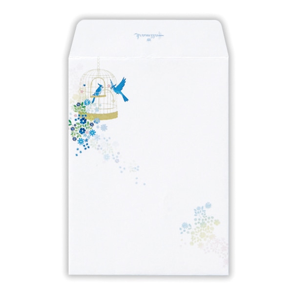 日本ホールマーク ひとこと封筒 青い鳥3 818548　1セット（ご注文単位6セット）【直送品】
