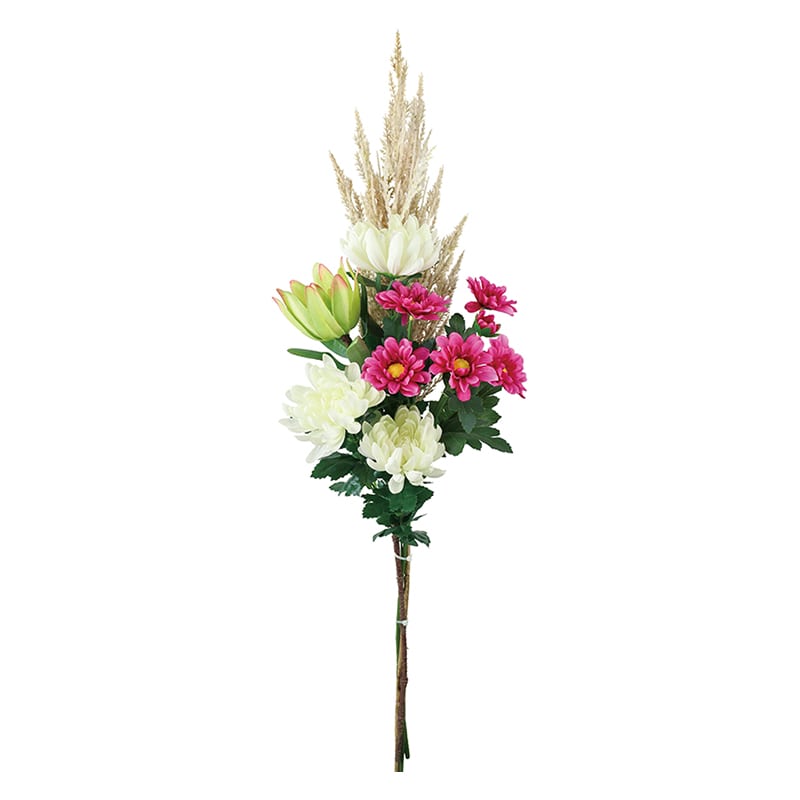 ポピー 造花　パンパス組花 LL FP-1002-MIX 1束（ご注文単位8束）【直送品】