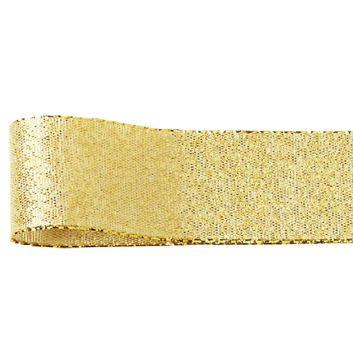 青山 リボン ゴールデンメタリック 0346 25×25 #04 1巻(ご注文単位1巻)【直送品】