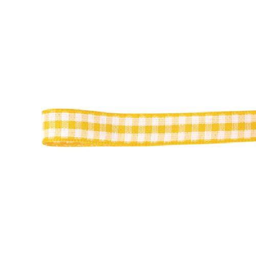青山 リボン　ウーブンギンガムチェック　0432 10×10 #04 1巻（ご注文単位1巻）【直送品】