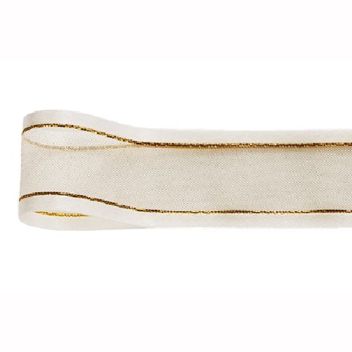 青山 リボン シェアサテン ゴールドエッジ 0509 22×30 #19 1巻(ご注文単位1巻)【直送品】