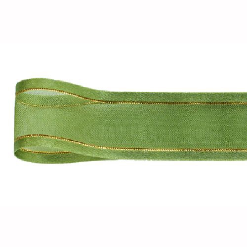 青山 リボン シェアサテンゴールドエッジ 0509 22×30 #41 1巻(ご注文単位1巻)【直送品】
