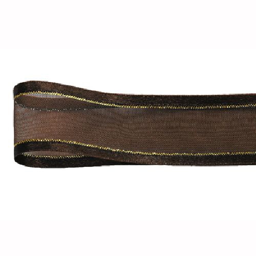 青山 リボン シェアサテン ゴールドエッジ 0509 22×30 #60 1巻(ご注文単位1巻)【直送品】