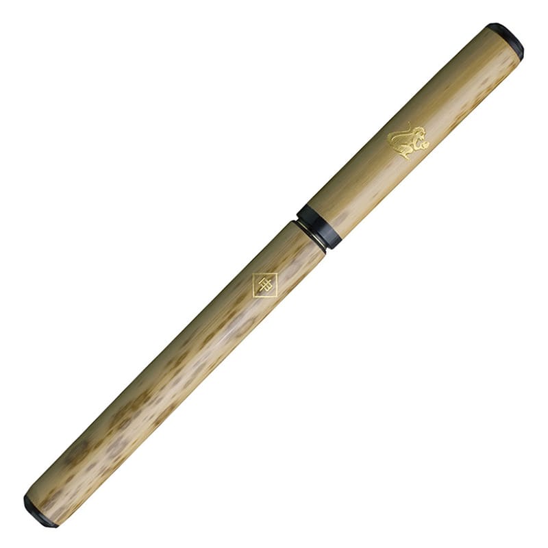 あかしや 天然竹筆ペン 申 透明ケース入り AK2700MP-9 1個（ご注文単位1個）【直送品】