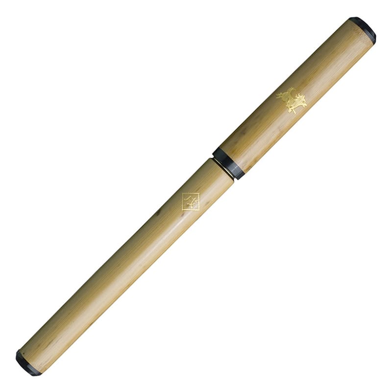 あかしや 天然竹筆ペン 戌 透明ケース入り AK2700MP-11 1個（ご注文単位1個）【直送品】