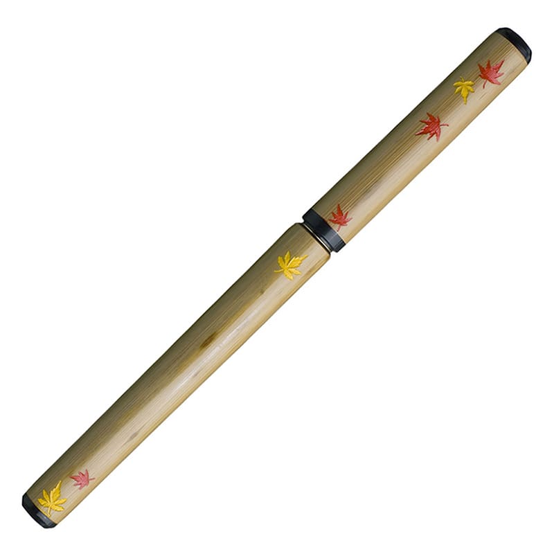 あかしや 天然竹筆ペン 紅葉 透明ケース入り AK2700MP-28 1個（ご注文単位1個）【直送品】