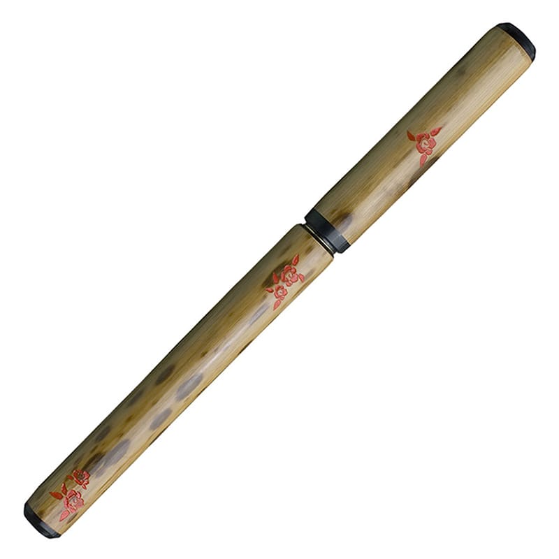 あかしや 天然竹筆ペン 椿 透明ケース入り AK2700MP-45 1個(ご注文単位1個)【直送品】