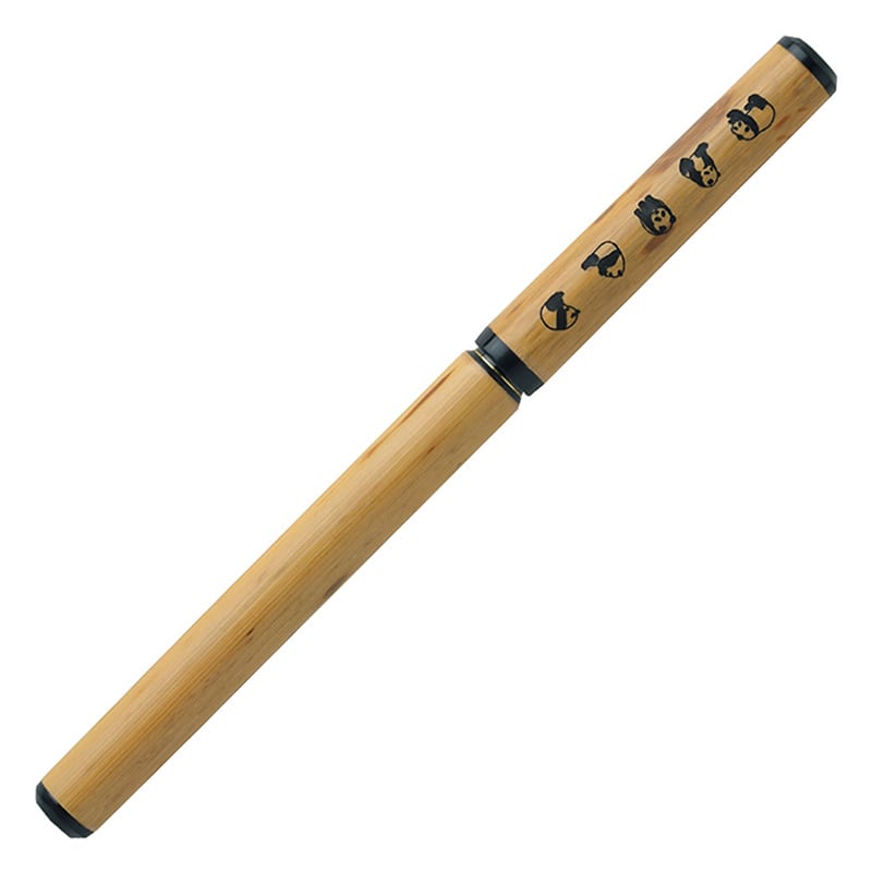 あかしや 天然竹筆ペン パンダ 桐箱入り AK3200MK-58 1個（ご注文単位1個）【直送品】
