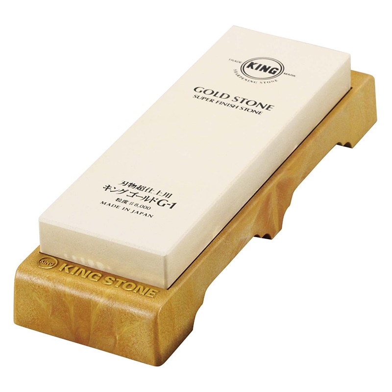 松永トイシ キング 超仕上砥石 台付 G-1(#8000) 1個(ご注文単位1個)【直送品】