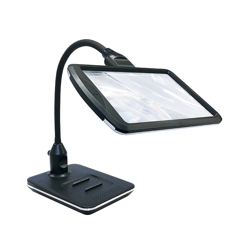 共栄プラスチック LEDスタンドライトルーペ SR-75C-BL 1台(ご注文単位1台)【直送品】