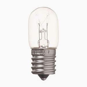 ヤザワコーポレーション 白熱電球 ナツメ球 T20 E17 10W クリア T201710C 1個（ご注文単位1個）【直送品】