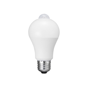 ヤザワコーポレーション LED電球 A形 60W相当 電球色 センサー付き LDA8LGP2 1個（ご注文単位1個）【直送品】