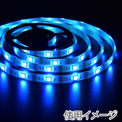ヤザワコーポレーション LEDテープライト 2m ブルー TPL012BL 1個(ご注文単位1個)【直送品】