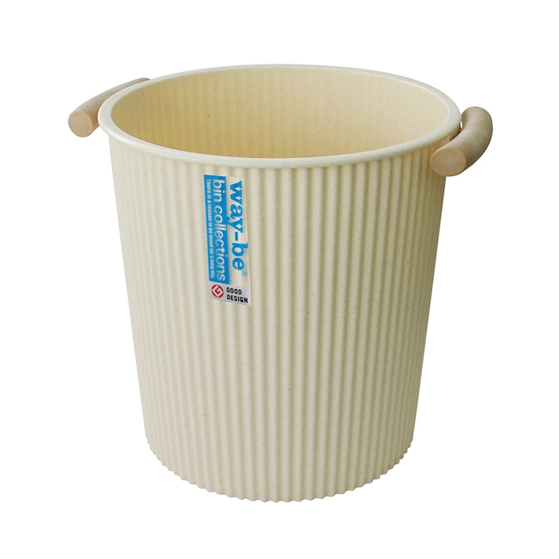 八幡化成 ウェイビー ゴミ箱 WB905 アイボリー 205906 1個（ご注文単位1個）【直送品】