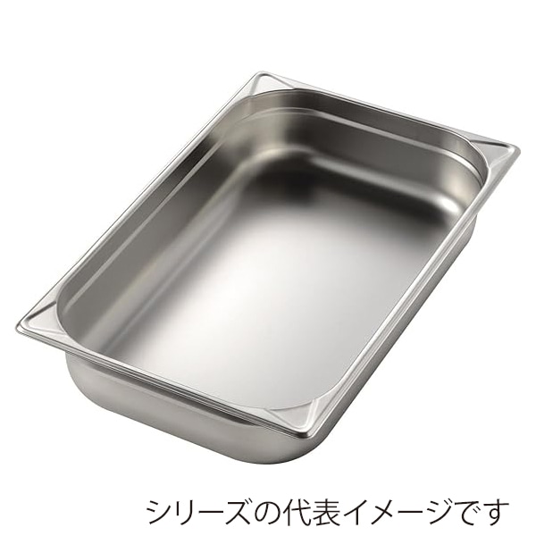 エムテートリマツ MTI　ステンレスGNパン 1／1　100mm 050203009 1個（ご注文単位1個）【直送品】