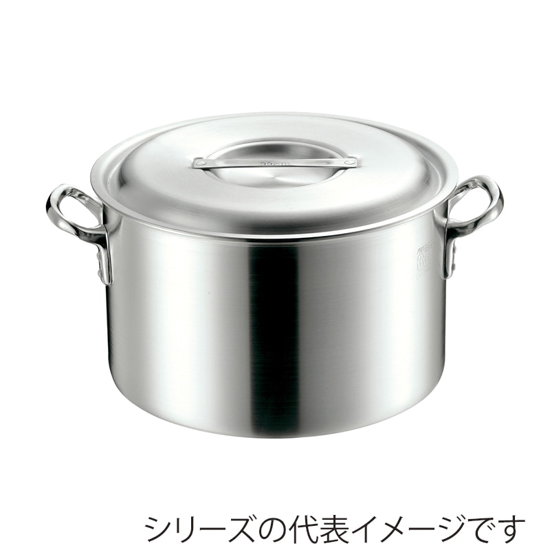 エムテートリマツ MTI　プロガスト　アルミ半寸胴鍋　目盛付 30cm 043352030 1個（ご注文単位1個）【直送品】