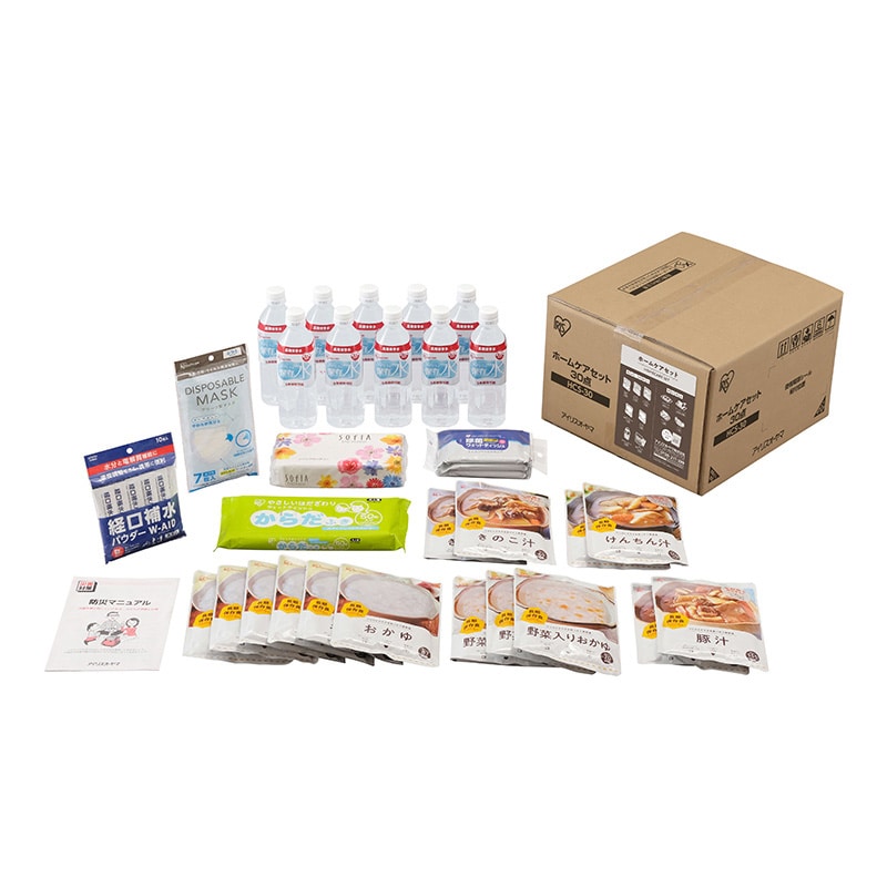 アイリスオーヤマ ホームケアセット 30点 3日分 HCS-30 1個(ご注文単位1個)【直送品】