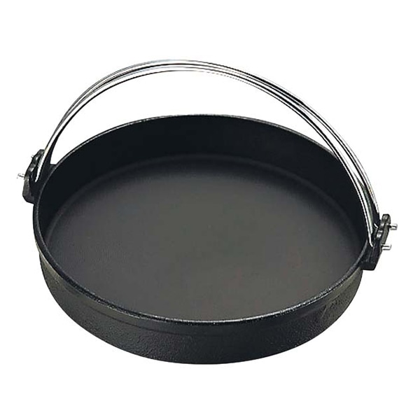 トキワ 鉄 すきやき鍋 ツル付 クロ SY-11 30cm 1個(ご注文単位1個)【直送品】