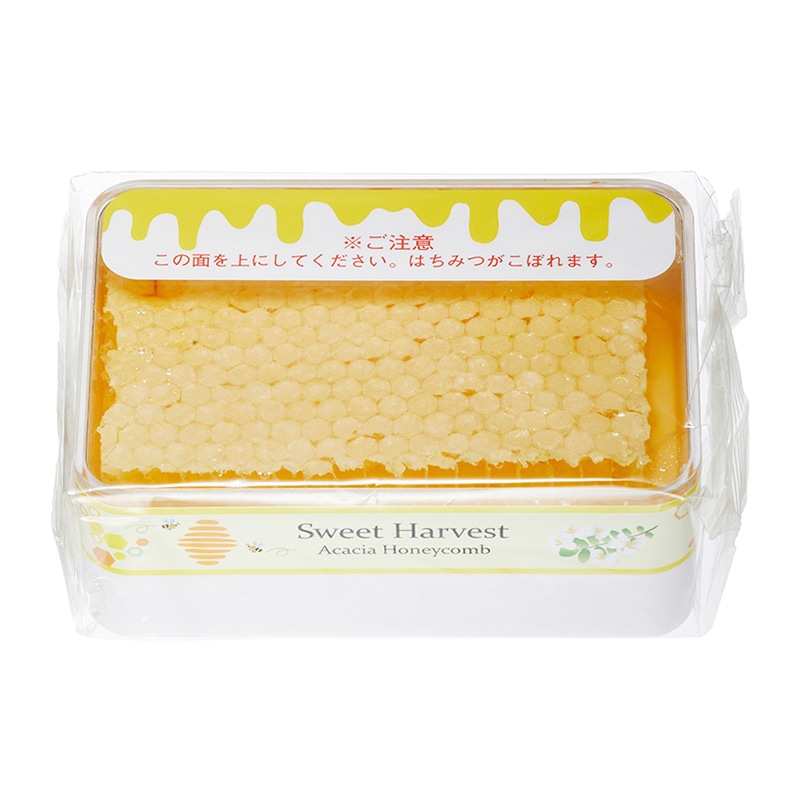 スイートハーベスト　アカシアハニーコム 200g  1個※軽（ご注文単位60個）【直送品】