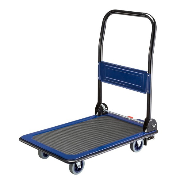 サンワサプライ ストッパー付き台車 CART-FA12HBL 1個（ご注文単位1個）【直送品】