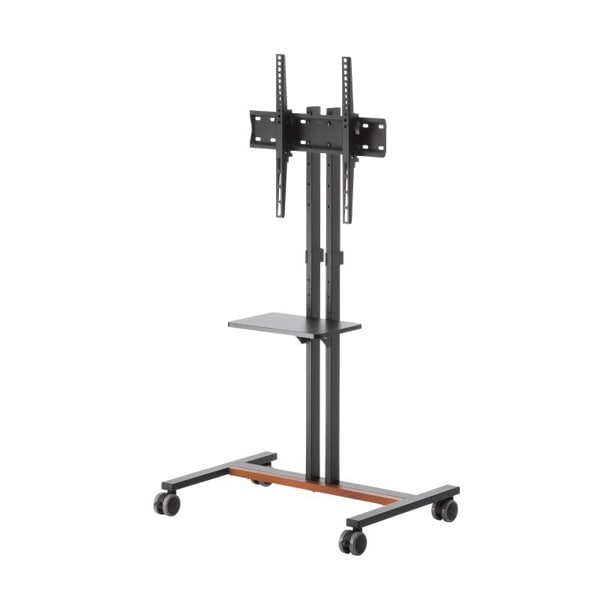 サンワサプライ ディスプレイスタンド ロータイプ ブラック CR-PL60BK 1個(ご注文単位1個)【直送品】
