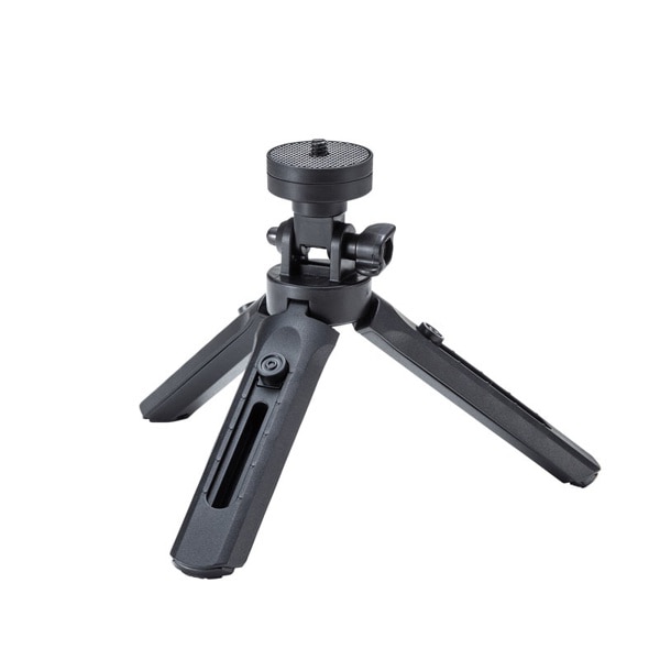 サンワサプライ 卓上三脚 スマホホルダー付き DG-CAM27 1個（ご注文単位1個）【直送品】