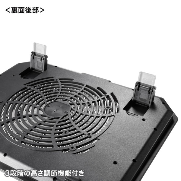 サンワサプライ ノートパソコン用クーラーパッド 10.1~17.3インチワイド TK-CLN29U 1個(ご注文単位1個)【直送品】