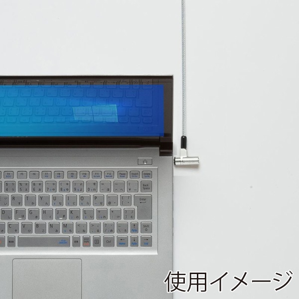 サンワサプライ セキュリティワイヤー 標準・ナノ対応 シリンダ錠 SL-91 1個(ご注文単位1個)【直送品】