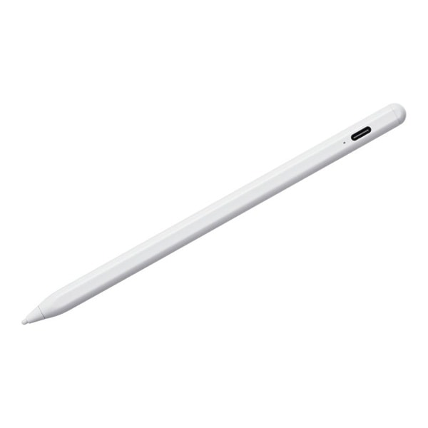 サンワサプライ 極細タッチペン ハイブリッド充電式 ホワイト PDA-PEN58W 1個(ご注文単位1個)【直送品】