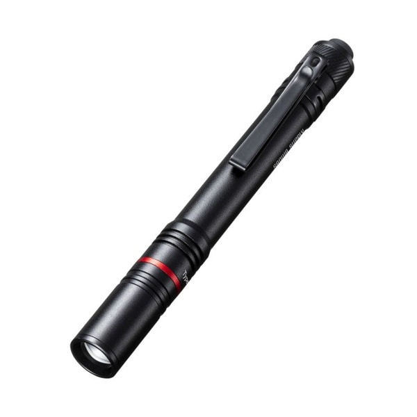 サンワサプライ ペン型ライト ロングタイプ LED-PEN3BK 1個(ご注文単位1個)【直送品】